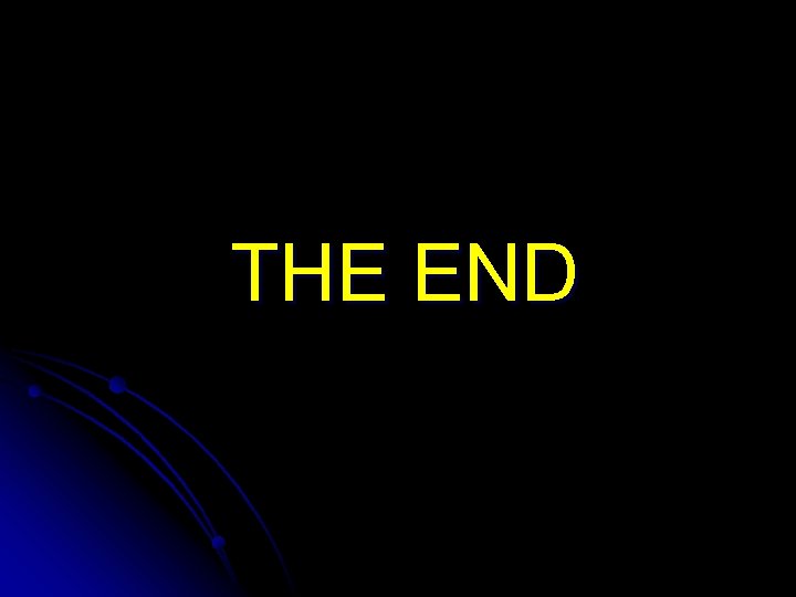 THE END 