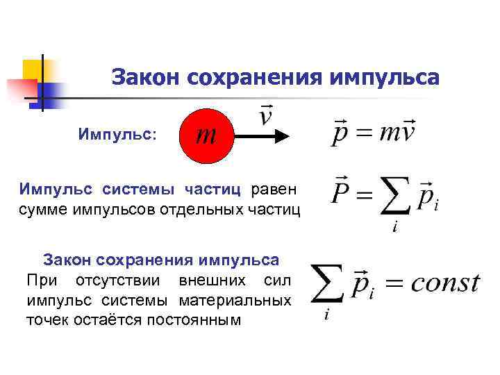 Закон сохранения импульса системы. Импульс системы частиц закон сохранения импульса системы. Закон изменения импульса системы частиц. Закон сохранения момента импульса системы взаимодействующих частиц.. Закон сохранения импульса в классической механике.