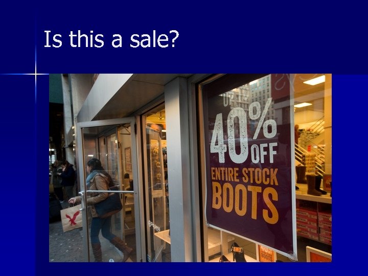 Is this a sale? 