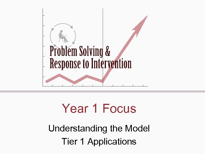 Year 1 Focus Understanding the Model Tier 1 Applications 