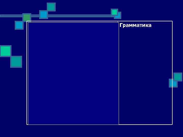 Грамматика 1) строй языка, то есть система морфологических категорий и форм, синтаксических категорий и