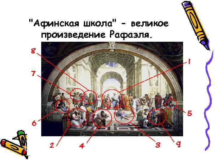  "Афинская школа" - великое произведение Рафаэля. 