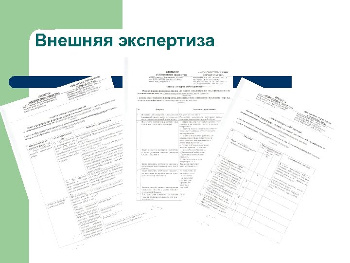 Внешняя экспертиза 