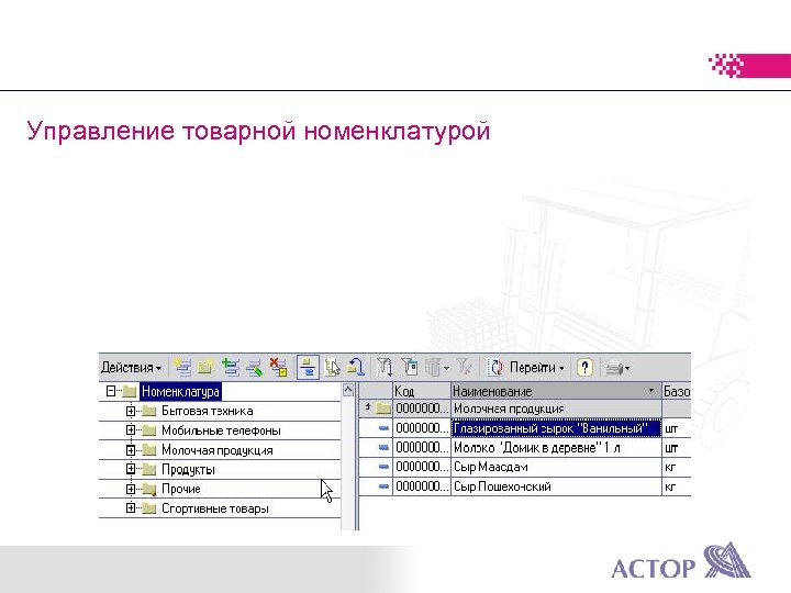 Управление товарной номенклатурой 
