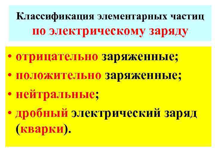 Классификация и характеристики элементарных частиц проект по физике