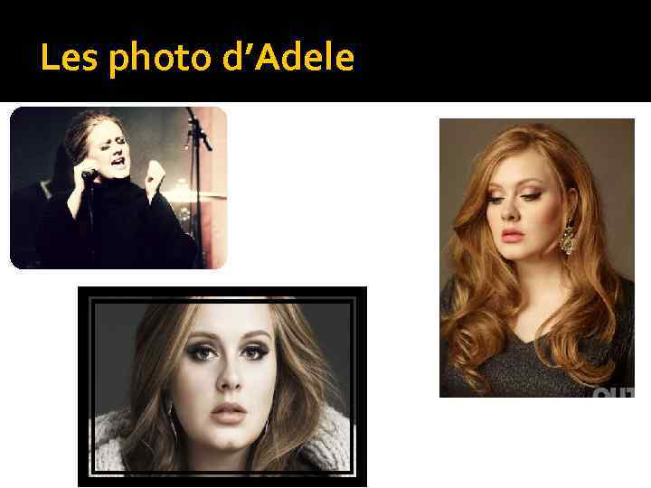 Les photo d’Adele 