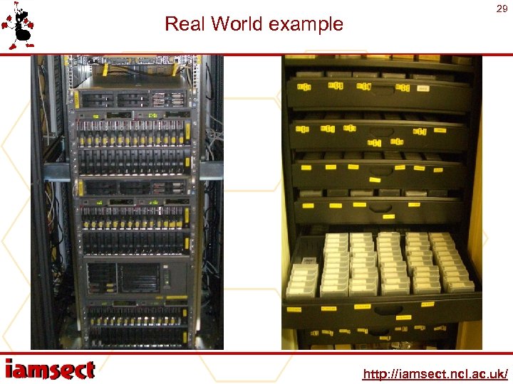 Real World example 29 http: //iamsect. ncl. ac. uk/ 