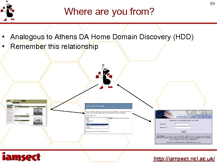 Where are you from? 56 • Analogous to Athens DA Home Domain Discovery (HDD)