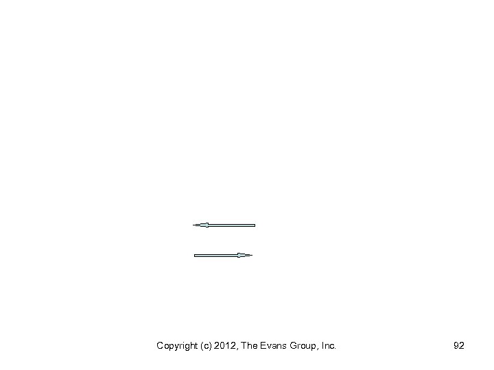 Copyright (c) 2012, The Evans Group, Inc. 92 