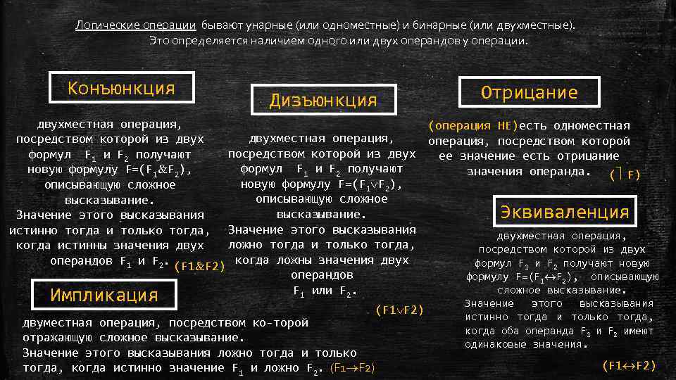 Какое значение ложно. Одноместные операции. Одноместные и двухместные операции. Двухместная операция. Двухместные и одноместные логические операции..