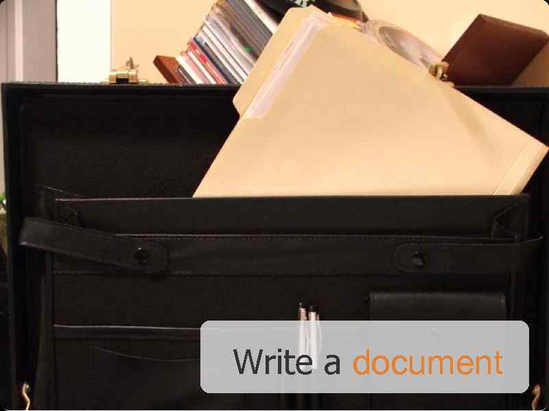 Write a document 