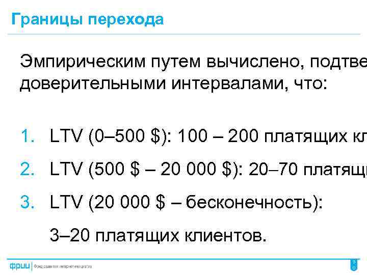 Эмпирическим путем. Вычисление путем дискредитации.