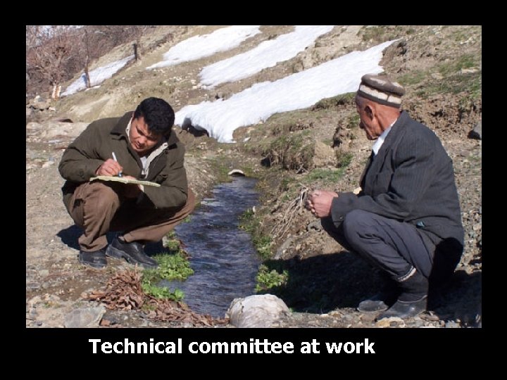 Technical committee at work 