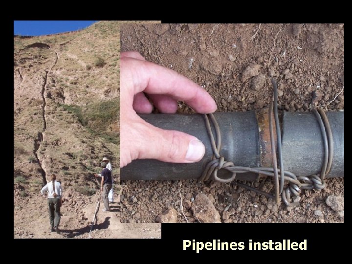Pipelines installed 