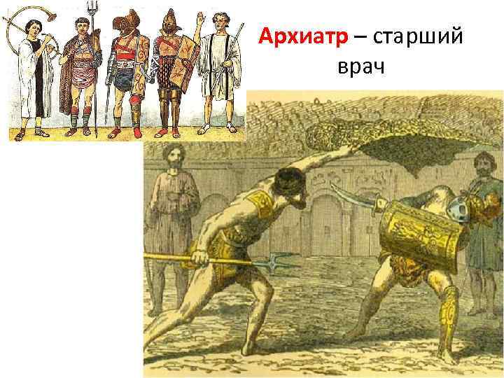 Архиатр – старший врач 
