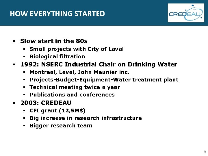 HOW EVERYTHING STARTED § Slow start in the 80 s § Small projects with