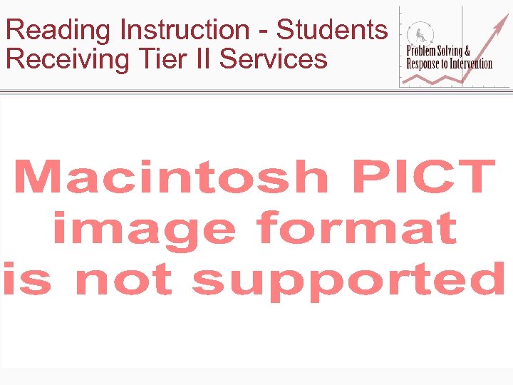 Reading Instruction - Students Receiving Tier II Services 