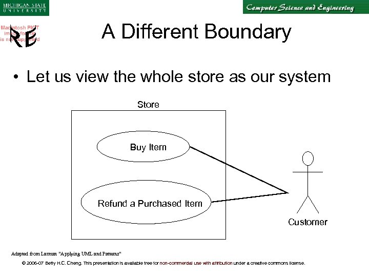 A Different Boundary • Let us view the whole store as our system Store