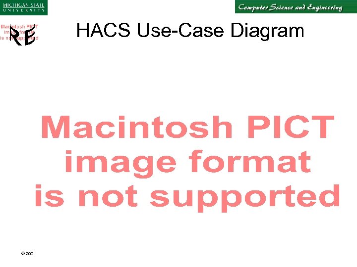 HACS Use-Case Diagram © 2006 -07 Betty H. C. Cheng. This presentation is available