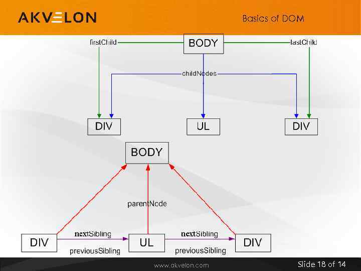 Basics of DOM www. akvelon. com Slide 18 of 14 