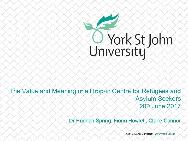 The Value And Meaning Of A Drop In Centre