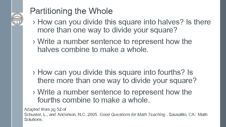 Partitioning the Whole › How can you divide this square into halves? Is there