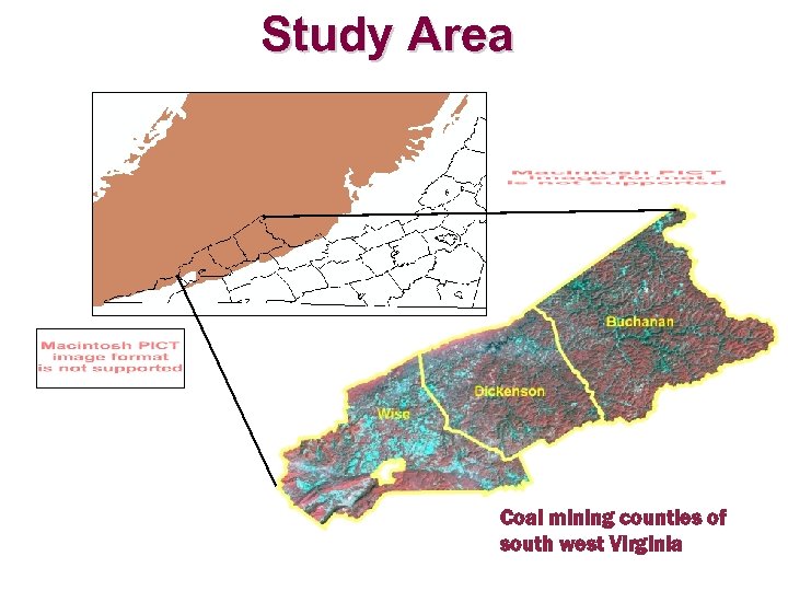 Study Area Coal mining counties of south west Virginia 