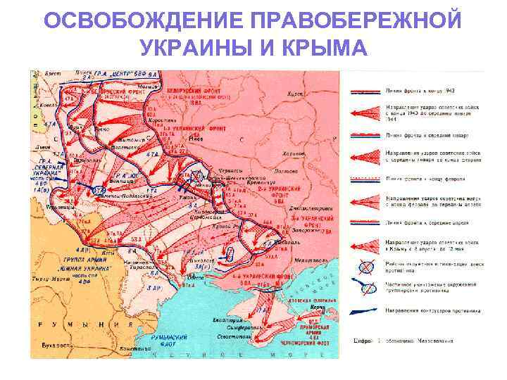 ОСВОБОЖДЕНИЕ ПРАВОБЕРЕЖНОЙ УКРАИНЫ И КРЫМА 