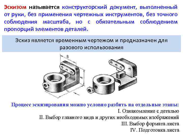 Что называют эскизом