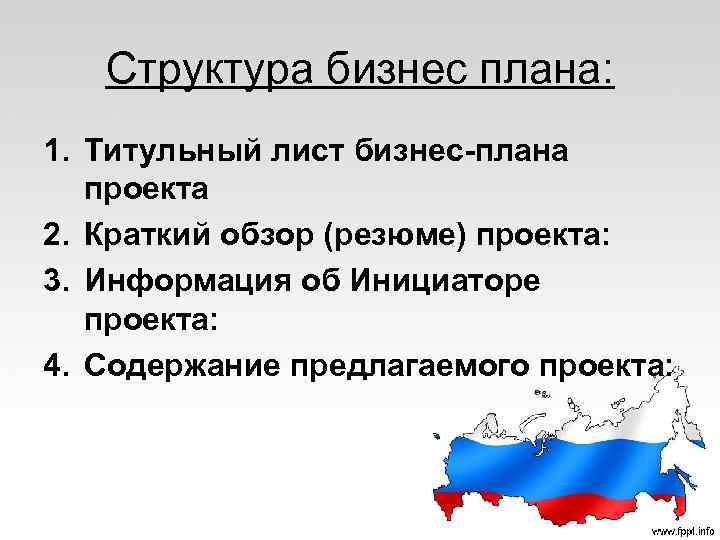 Государство в качестве помощи молодому бизнес проекту может предложить