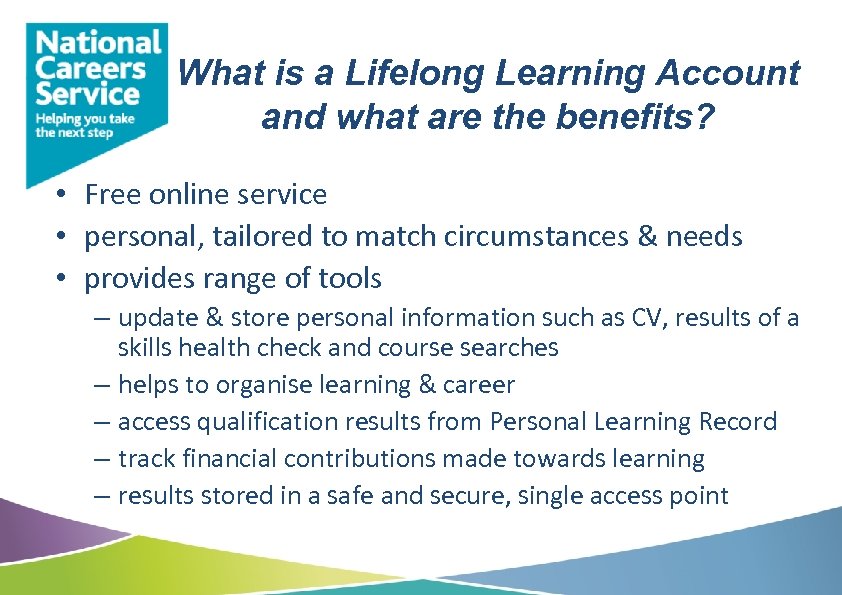 What is a Lifelong Learning Account and what are the benefits? • Free online