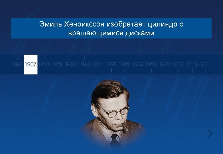Эмиль Хенрикссон изобретает цилиндр с вращающимися дисками 