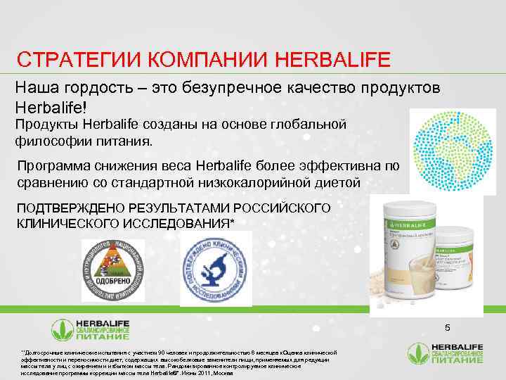 СТРАТЕГИИ КОМПАНИИ HERBALIFE Наша гордость – это безупречное качество продуктов Herbalife! Продукты Herbalife созданы