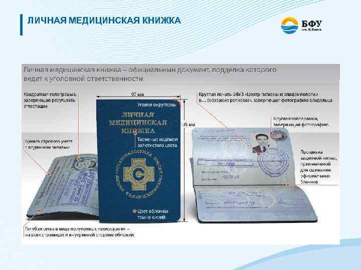 ЛИЧНАЯ МЕДИЦИНСКАЯ КНИЖКА 