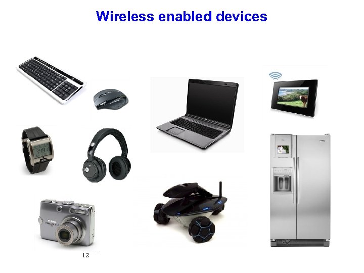 Wireless enabled devices 12 