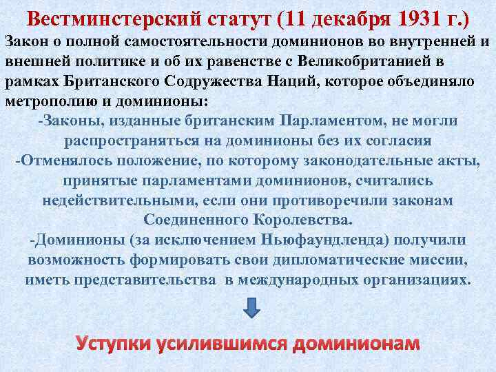 Великобритания в межвоенный период 1918 1939 презентация