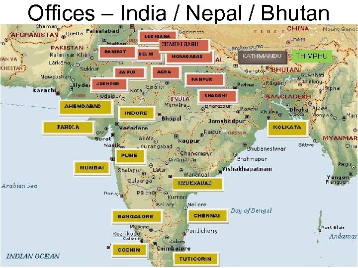 Offices – India / Nepal / Bhutan THIMPHU 