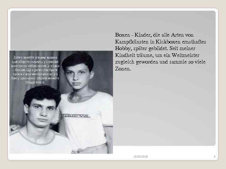Boxen - Kinder, die alle Arten von Kampfkünsten in Kickboxen ernsthaftes Hobby, später gebildet.