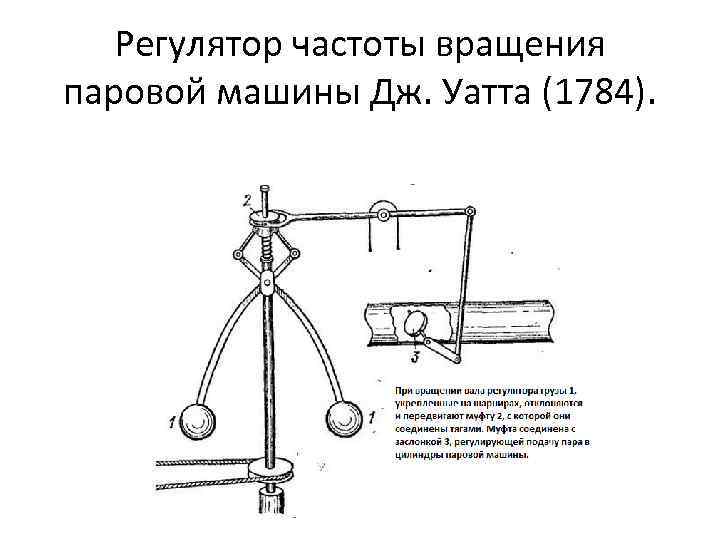 Схема регулятора уатта