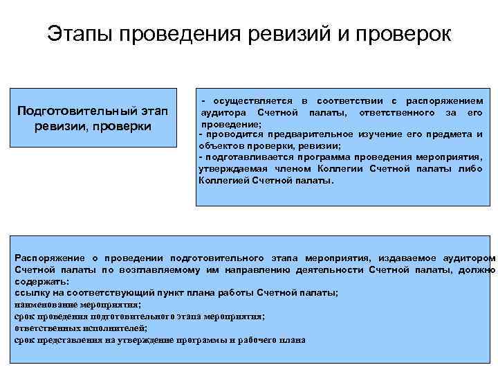 Объект проверки ревизии