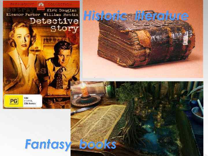 Historic literature Fantasy books 