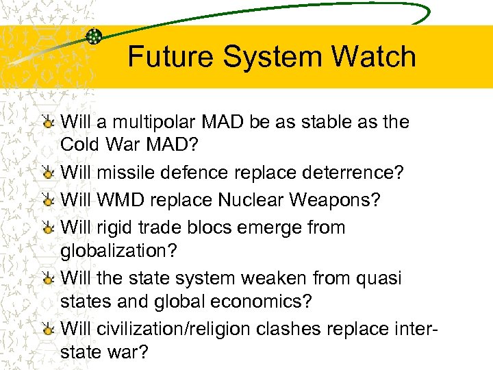 Future System Watch Will a multipolar MAD be as stable as the Cold War