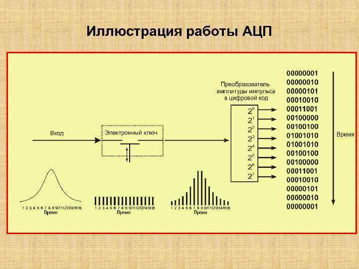 Иллюстрация работы АЦП 