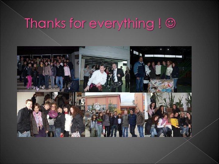 Thanks for everything ! 