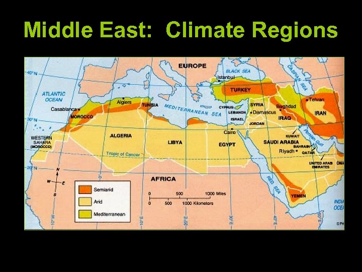 Middle East: Climate Regions 