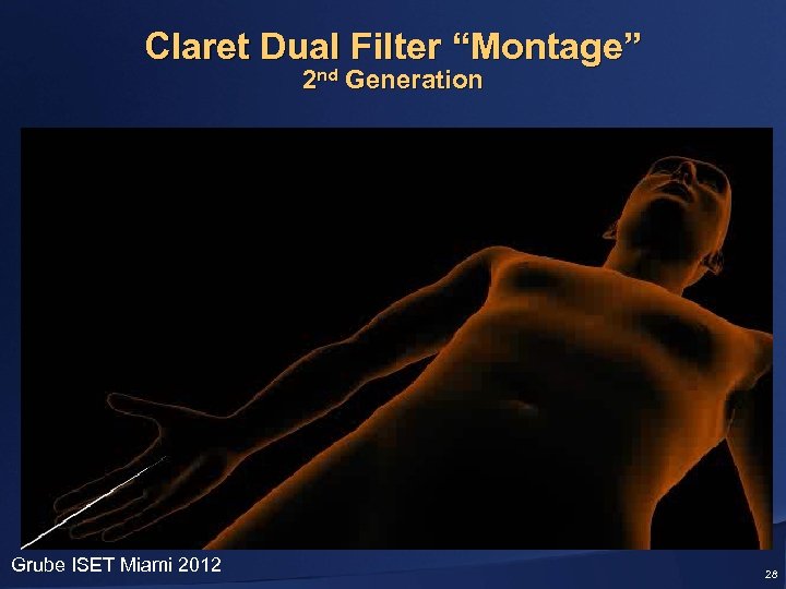 Claret Dual Filter “Montage” 2 nd Generation Grube ISET Miami 2012 28 