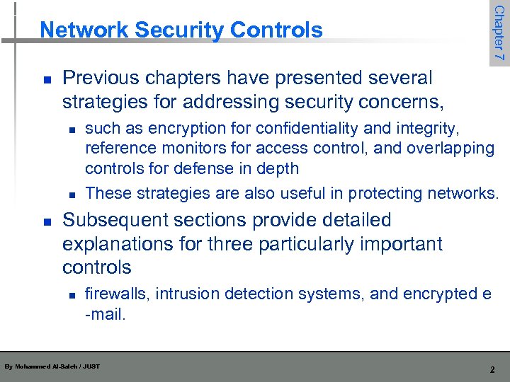 Security In Computing 4 Th Ed Pfleeger Chapter