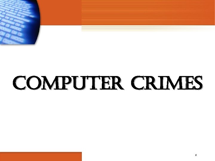 Computer Crimes 6 