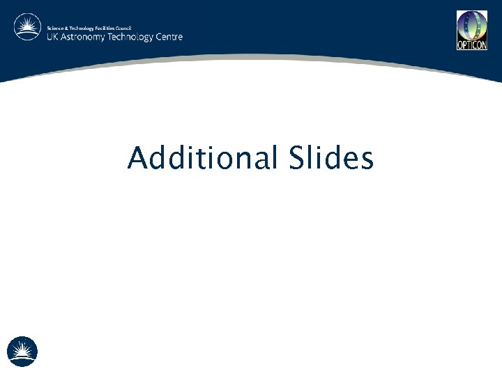 Additional Slides 