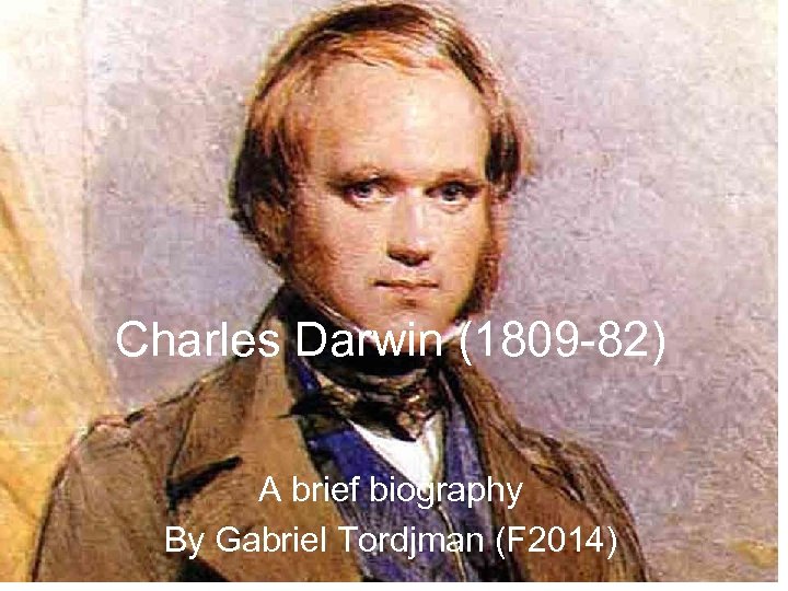 brief biography of charles darwin